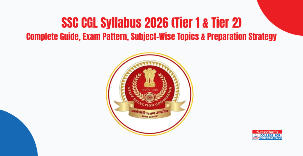 SSC CGL Syllabus 2026 (Tier 1 & Tier 2)